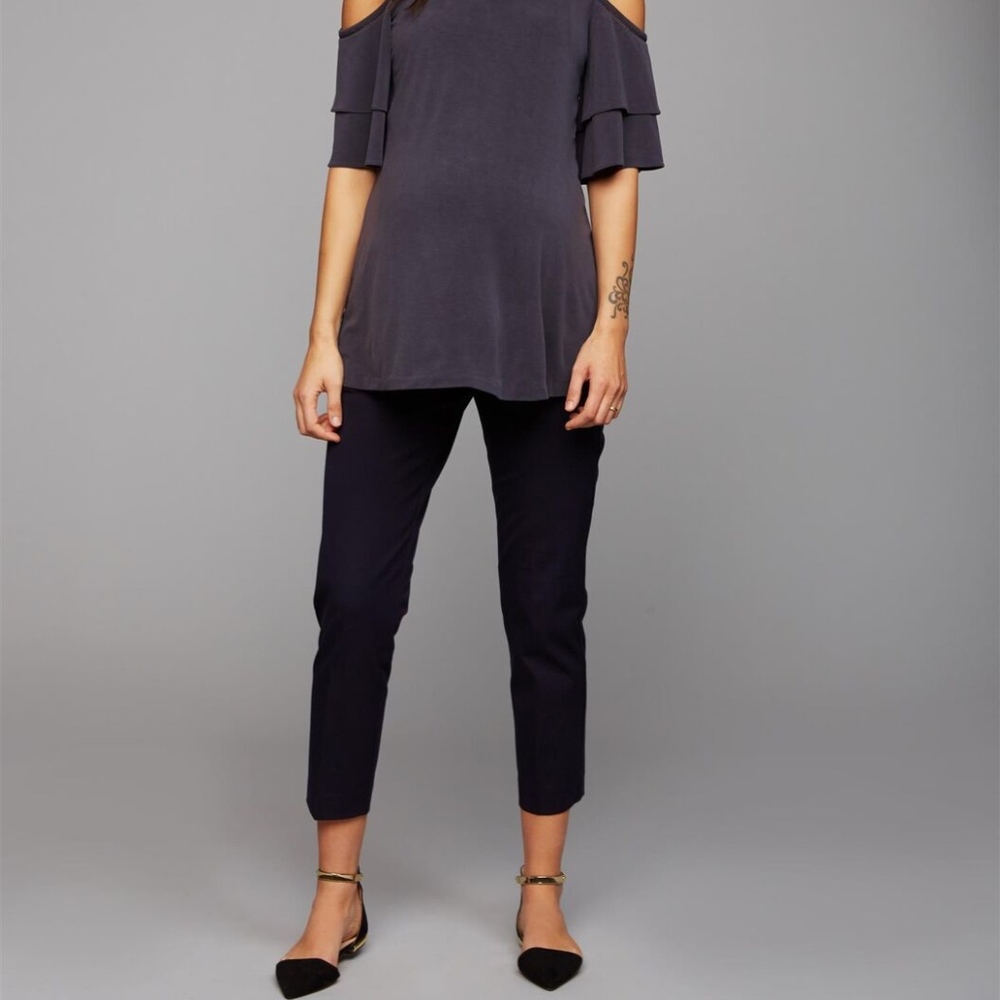 Curie Secret Fit Belly Twill Slim Ankle Maternity